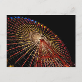 Big Wheel Funfair Night. Vykort