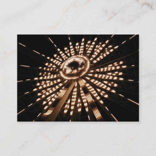 Big Wheel, Mini Photo Visitkort (Framsida)