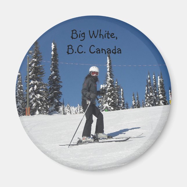 Big White, B.C. Kanada Magnet (Framsidan)