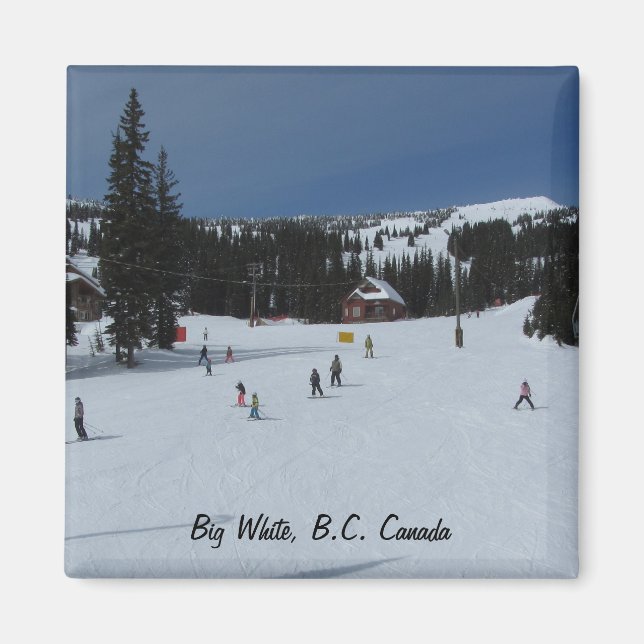 Big White, B.C. Kanada Magnet (Framsidan)