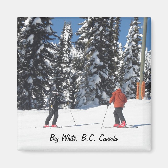 Big White, B.C. Kanada Magnet (Framsidan)