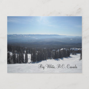 Big White, B.C. Kanada Vykort