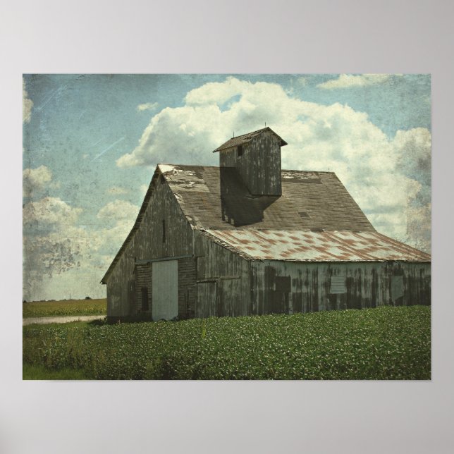 Big White Barn Poster (Framsidan)
