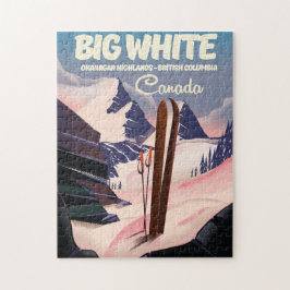 Big White British Columbia Canada ski. Pussel