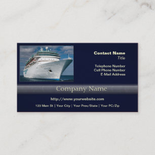 Big White Cruise Frakt Visitkort