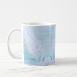 Big White Feather Kaffemugg