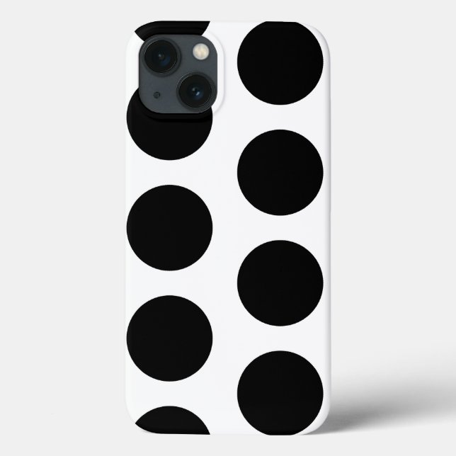 Big White och Black Polka dots (Baksida)