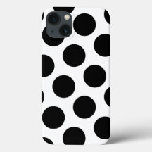 Big White och Black Polka dots
