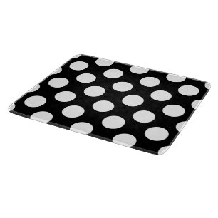 Big White Polka dots på Black