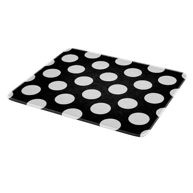 Big White Polka dots på Black (Hörn)