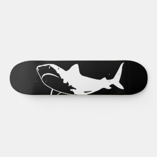 Big White Shark Mini Skateboard Bräda 18,5 Cm