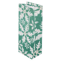 Big White Snöflingor Falling Grönt Background