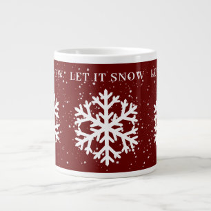 Big White Snowflake, LÅT DET SNÖA Jumbo Mugg