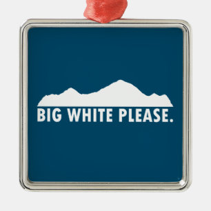 Big White, tack Julgransprydnad Metall