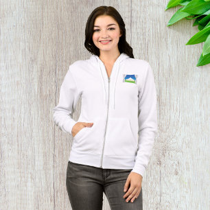 Big White Tält Womens Fullt-Zip T Shirt