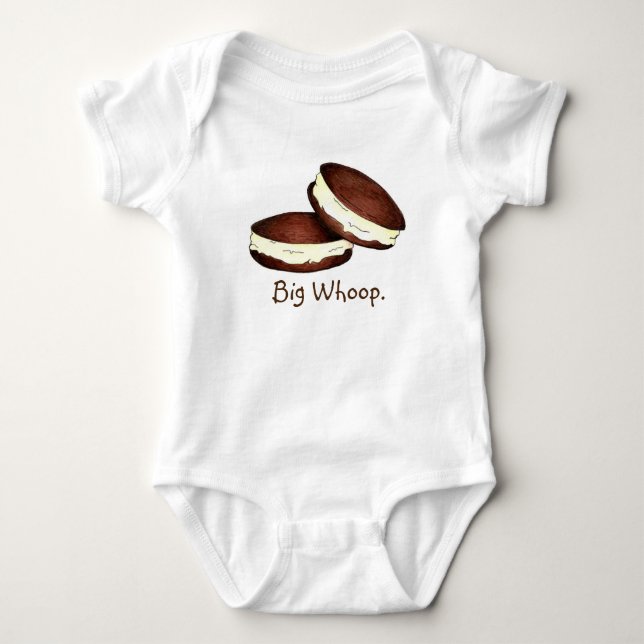 Big WHOP Chocolate Hela opie Paj PA Dutch Food T-shirt (Framsida)
