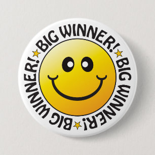 Big Winner Badge Knapp