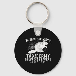 Big Woody Johnson's Taxidermy Stuffing Beavers Nyckelring