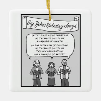 Big Yikes Ornament: 12 juldagar Julgransprydnad Keramik