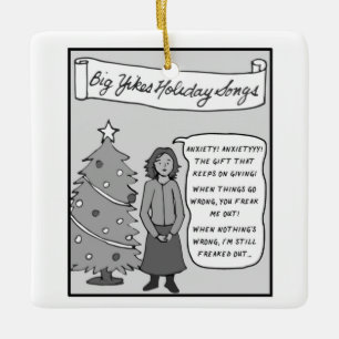 Big Yikes Ornament: O Tannenbaum Julgransprydnad Keramik