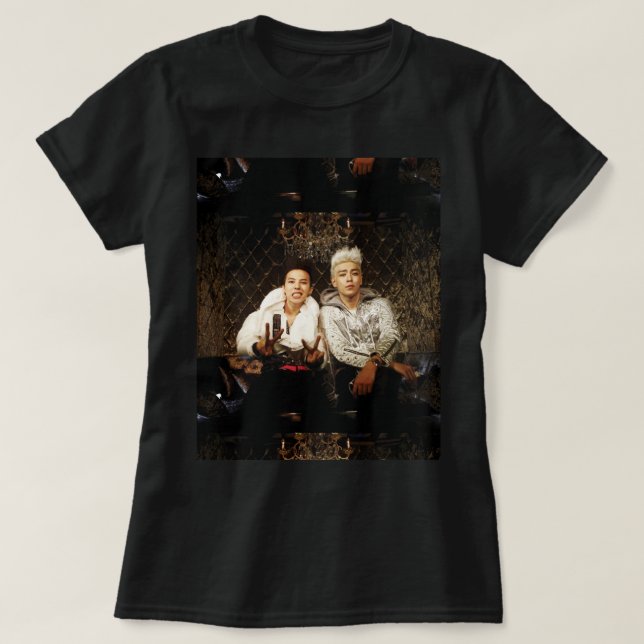BigBang GD&TOP Kpop Big Bang Top G Dragon T Shirt (Design framsida)