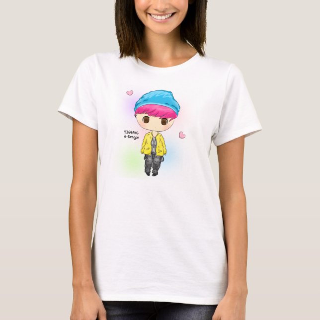 [BIGBANG] KVINNA FÖR G-DRAGON CHIBI T-TRÖJA T-SHIRT (Framsida)