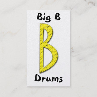 BigBdrumslogo2 stort B, trummar Visitkort