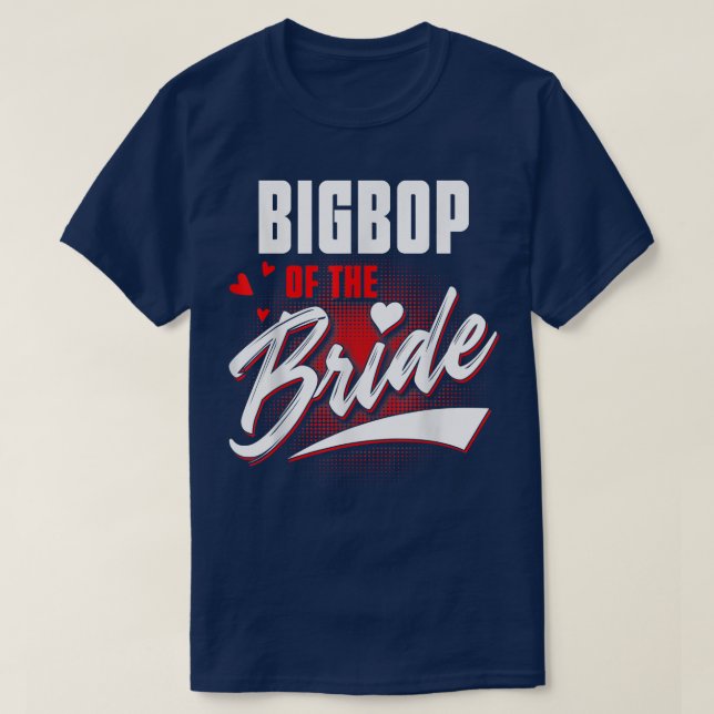 Bigbop för Möhippa av matchande Bröllopsfest T Shirt (Design framsida)