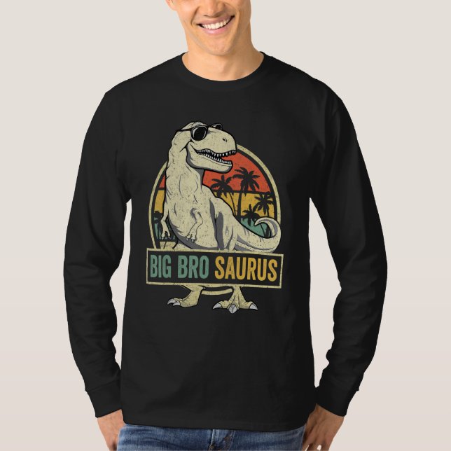 Bigbrosaurus Rex Dinosaur Big Bro Saurus Brother F T Shirt (Framsida)