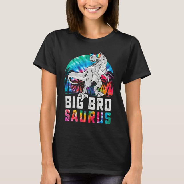 Bigbrosaurus Rex Dinosaur Big Bro Saurus Family Ma T Shirt (Framsida)