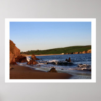 Bigbury On Sea Beach Kusten Prints Poster