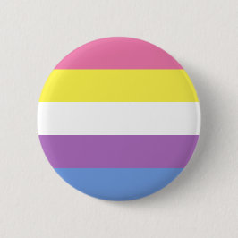 Bigender-Pridet Flagga-HBT-Pride Knapp