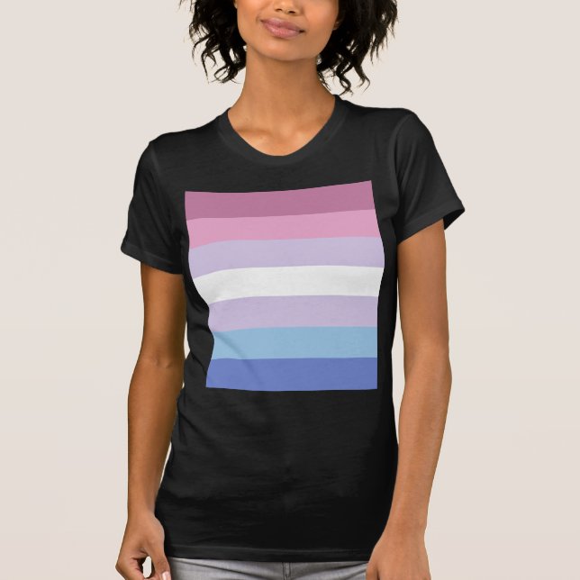 bigenderprideflagga tee (Framsida)