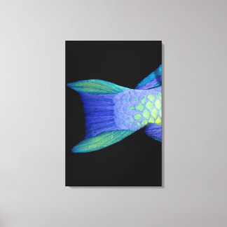Bigeye Priacanthus hamrur, nära svan Canvastryck