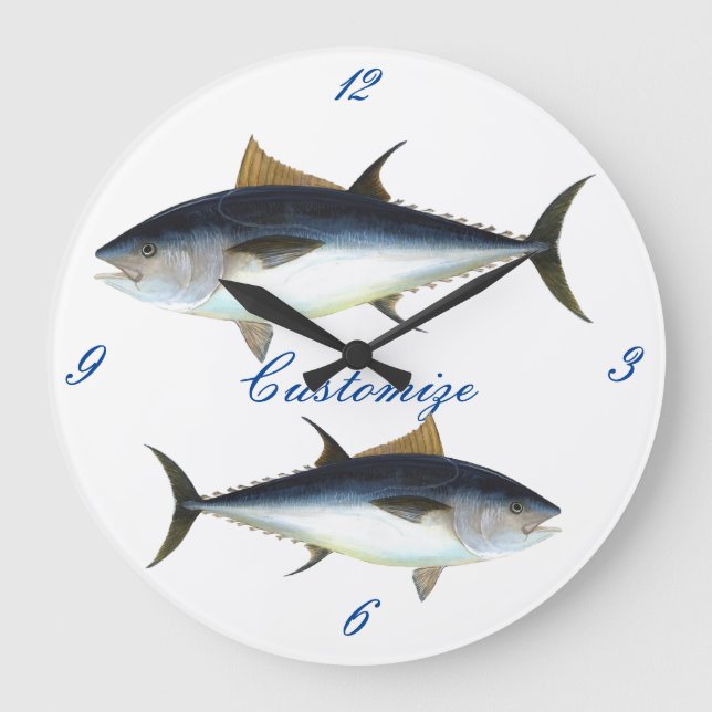 Bigeye Tuna Stil Thunder_Cove Stor Klocka (Framsida)