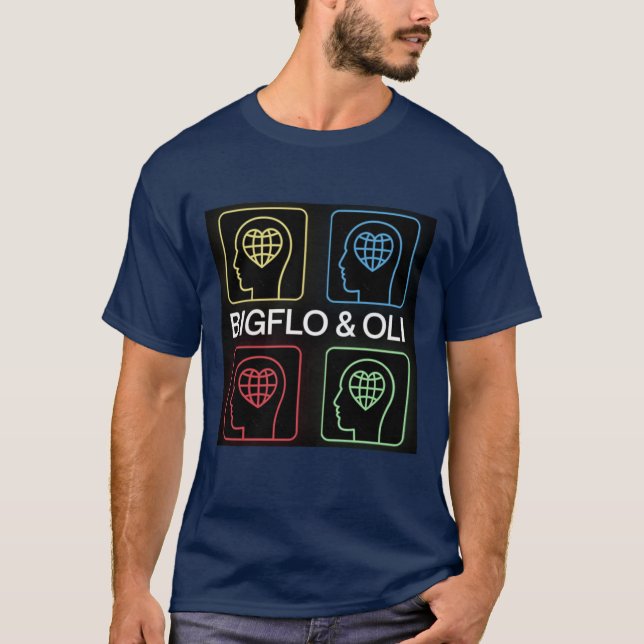 BIGFLO OLI retro T Shirt (Framsida)