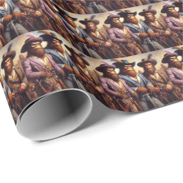 Bigfoot 3 Musketers Presentpapper (Rullad Hörn)