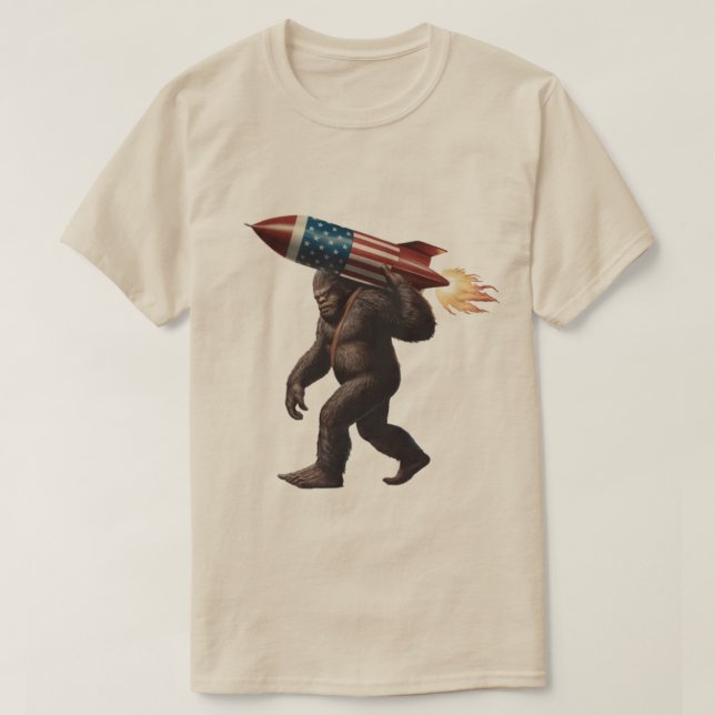 Bigfoot 4 juli t shirt (Design framsida)