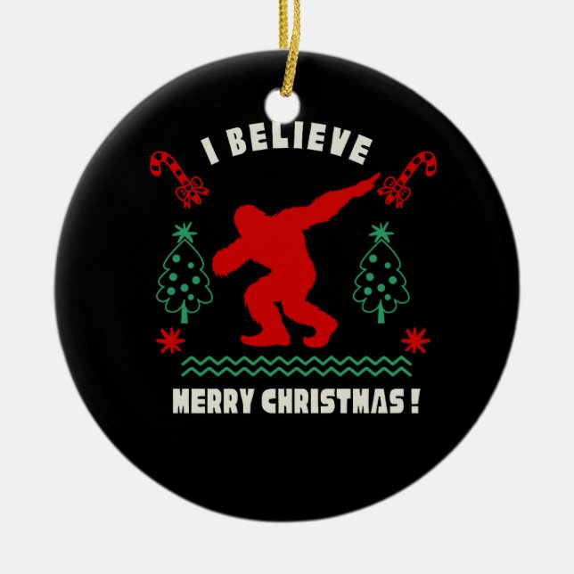 Bigfoot: Ajoutez une touche sauvage à vo Julgransprydnad Keramik (Framsidan)