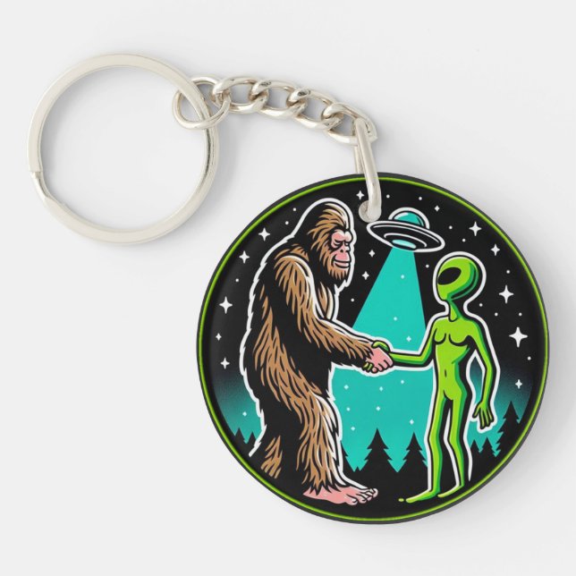 Bigfoot Alien Alliance - Funny Scifi Cryptid (Framsidan)