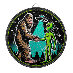 Bigfoot Alien Alliance - Funny Scifi Cryptid Darttavla