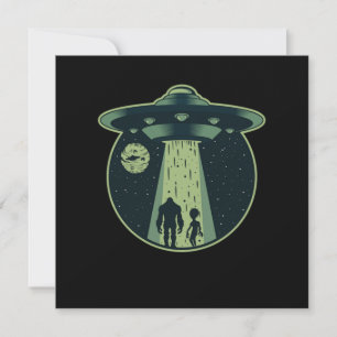 Bigfoot Alien Sasquatch UFO Abduction Utomjordinga Inbjudningar