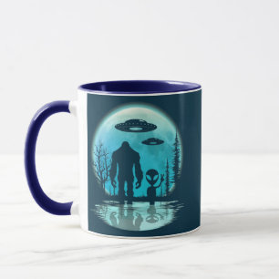 Bigfoot Alien UFO Disclosure Conspiracy Gift Mugg