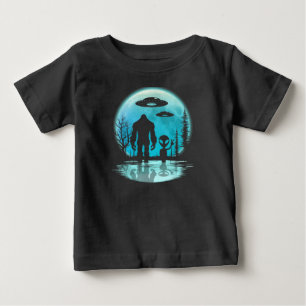 Bigfoot Alien UFO Disclosure Conspiracy Gift T Shirt