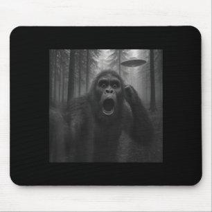 Bigfoot Alien Ufo Selfie Rolig Sasquatch Meme Män Musmatta
