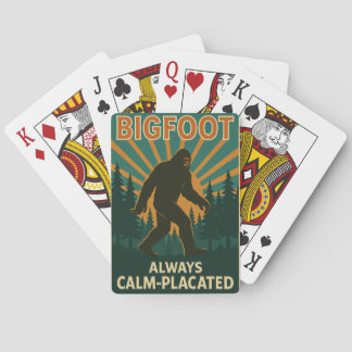 Bigfoot – Always Calm-Placated Playing Cards Casinokort