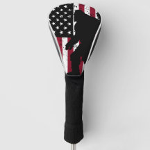 Bigfoot Amerikansk Flagga Patriotisk Sasquatch