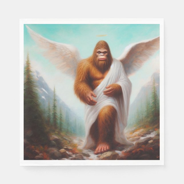 Bigfoot Angel Pappersservett (Framsidan)