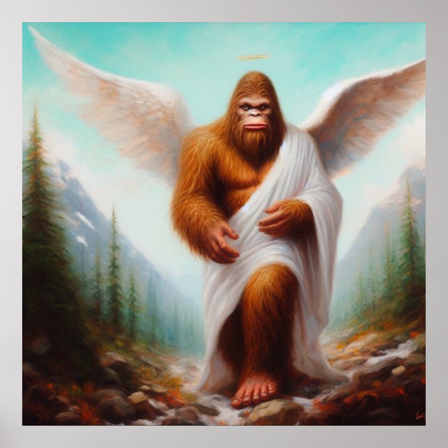 Bigfoot Angel Poster (Framsidan)