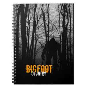 Bigfoot anteckningsbok med spiral